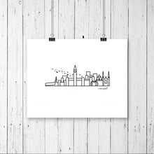Load image into Gallery viewer, Skyline Prints - Canada - Unframed digital graphic - 8&quot;x10&quot;