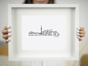 Skyline Prints - Canada - Unframed digital graphic - 8"x10"