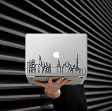 Load image into Gallery viewer, Choose Your Own Design and City - CUSTOM Skyline Art Decal - Decorative sticker for MacBook / laptop / wall / door / window