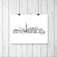 Load image into Gallery viewer, City Skyline Prints - UNFRAMED digital poster print - 18&quot;x24&quot;