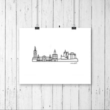 Load image into Gallery viewer, Skyline Prints - Europe - Unframed digital graphic - 8&quot;x10&quot;