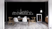 Load image into Gallery viewer, Minimalist Wall Decal - Toronto Skyline - Decorative wall sticker for your home decor - Travel themed and Scandinavian inspired design