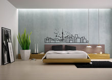 Load image into Gallery viewer, Minimalist Wall Decal - Toronto Skyline - Decorative wall sticker for your home decor - Travel themed and Scandinavian inspired design