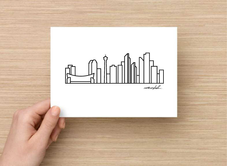 City Skyline Postcard - Canada Print 5