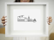 Load image into Gallery viewer, Skyline Prints - Australasia - Unframed digital graphic - 8&quot;x10&quot;