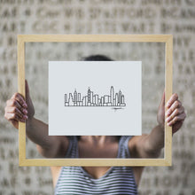 Load image into Gallery viewer, Skyline Prints - Asia - Unframed digital graphic - 8&quot;x10&quot;