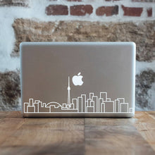 Load image into Gallery viewer, Toronto Skyline Art Decal - Decorative sticker for MacBook / laptop / wall / door / window