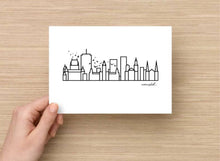 Load image into Gallery viewer, City Skyline Postcard - Canada Print 5&quot;x7&quot; - Travel Gift and Mementos of cities you love - Collectible Minimalist Prints