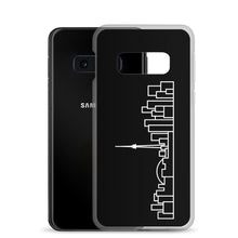 Load image into Gallery viewer, Phone Case Samsung Galaxy S10, S20 Black Cover with White Skyline