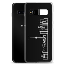 Load image into Gallery viewer, Phone Case Samsung Galaxy S10, S20 Black Cover with White Skyline