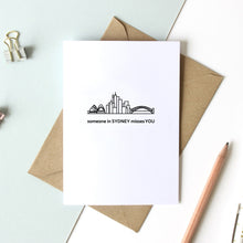 Load image into Gallery viewer, Skyline Greeting Card - 5&quot;x7&quot;