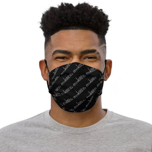 Skyline Apparel Premium face mask with Toronto Skyline Graphic - Black - Reusable Face Covering