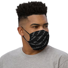 Load image into Gallery viewer, Skyline Apparel Premium face mask with Toronto Skyline Graphic - Black - Reusable Face Covering