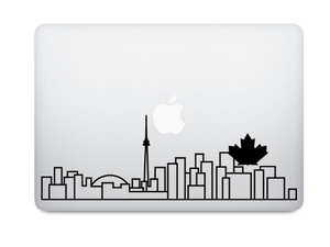 Choose Your Own Design and City - CUSTOM Skyline Art Decal - Decorative sticker for MacBook / laptop / wall / door / window