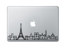 Load image into Gallery viewer, Paris Skyline Art Decal - Decorative sticker for MacBook / laptop / wall / door / window