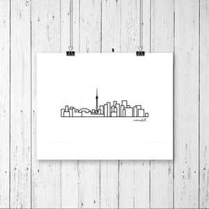 Skyline Prints - Canada - Unframed digital graphic - 8"x10"