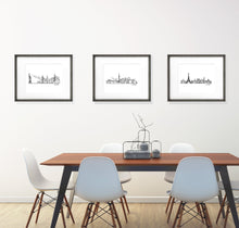 Load image into Gallery viewer, City Skyline Prints - Digital Print 8&quot;x10&quot; Mounted on Mat Board - 11&quot;x14&quot;