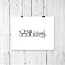 Load image into Gallery viewer, Skyline Prints - Asia - Unframed digital graphic - 8&quot;x10&quot;