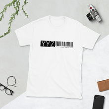 Load image into Gallery viewer, YYZ Short-Sleeve Unisex T-Shirt -With Toronto Pearson Coordinates -  Skyline Apparel