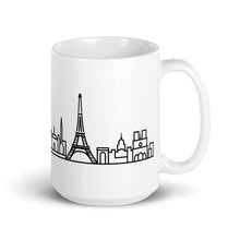 Load image into Gallery viewer, White Ceramic Skyline Mug - Customizable
